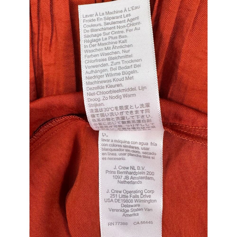 NWT Madewell Clay Orange Square Neck Pintuck Pleated Mini Dress XS - Picture 11 of 11